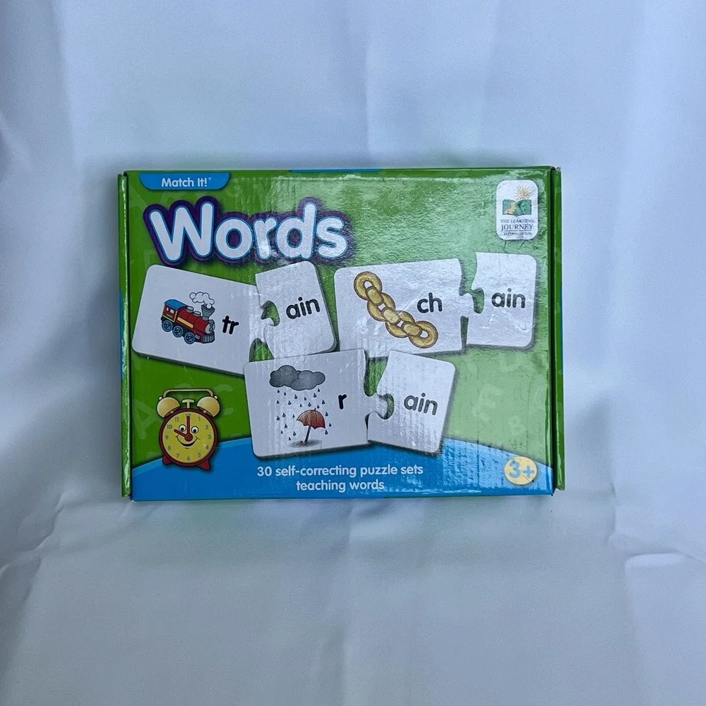 Match It! Words 30 Self Correcting Puzzle Sets Teaching Words Ages 3+‎